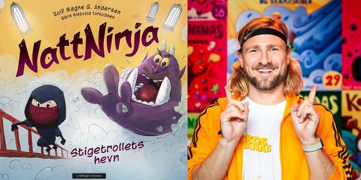 Bilde/illustrasjon for Familielørdag: Nattninja med Rolf Magne G. Andersen Familielørdag: Nattninja med Rolf Magne G. Andersen