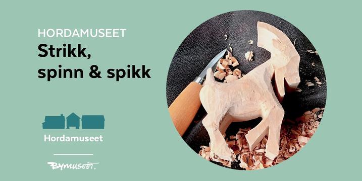 Bilde/illustrasjon for Strikk, spinn og spikk - Håndverkskafé Strikk, spinn og spikk - Håndverkskafé